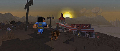 Minecraft получила тематическое дополнение по Fallout
