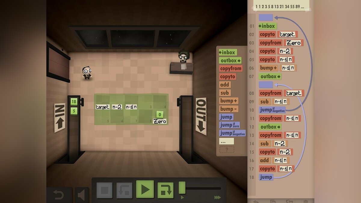 Прохождение Human Resource Machine — с уровня 14 по 28