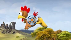 Crazy Chicken Remake - игра в жанре Экшен