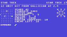 Super Trek - дата выхода на Commodore 64 