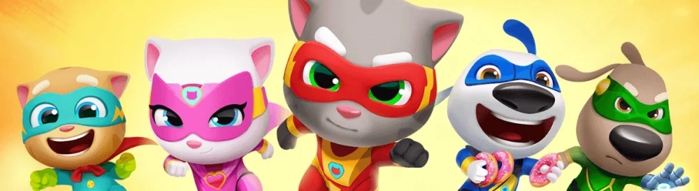 ТОП-12 - игры, похожие на Talking Tom Hero Dash Run Game (Talking Tom Hero Dash - Run Game)