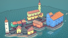 Townscaper - игра в жанре Стратегия 2020 года  на PC 
