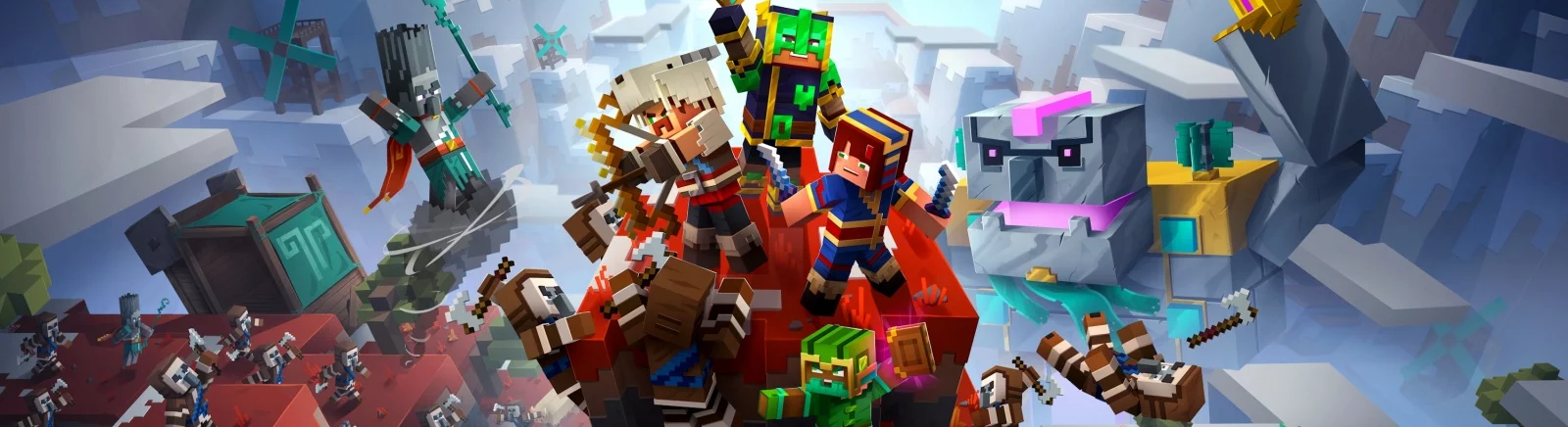 Купить Minecraft Dungeons: Howling Peaks (Minecraft Dungeons: Воющие вершины) дешево, скидки до -90%, сравнение цен в разных магазинах