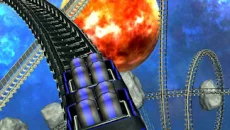 Intergalactic Space Virtual Reality Roller Coaster - игра в жанре Аркада