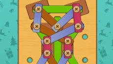 Wood Nuts &amp; Bolts Puzzle