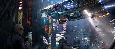 Художник Cyberpunk 2077 опубликовал личные арты, вдохновленные научной фантастикой