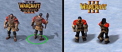 Ютуберы сравнили модели из оригинальной Warcraft 3 с ремастером