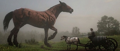 Новости Red Dead Online: В Red Dead Online появляются гигантские лошади. Игра внезапно стала похожа на Shadow of the Colossus