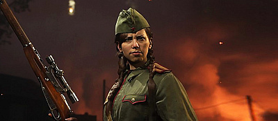 Новости Call of Duty: Vanguard: Появился первый геймплей сюжетной кампании Call of Duty: Vanguard — в нём показали советскую снайпершу