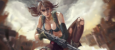 Новости Metal Gear Solid 5: The Phantom Pain: Девушка показала окровавленный косплей Молчуньи из Metal Gear Solid 5 и заинтересовала Хидео Кодзиму