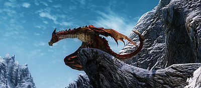 Новости The Elder Scrolls 5: Skyrim: Парень показал картину с драконом из Skyrim, которую нарисовала его жена, и собрал тысячи лайков на Reddit